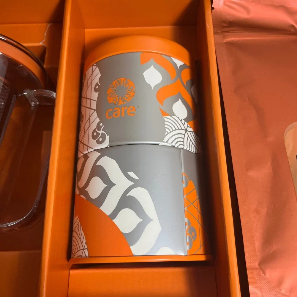 NEW Teavana Care Collection Glass Infuser Mug Oolong‎ Tea Gift Set